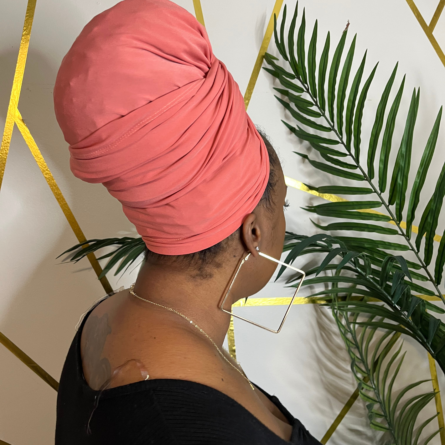 Coral Stretch Headwrap – Style 4 Ways