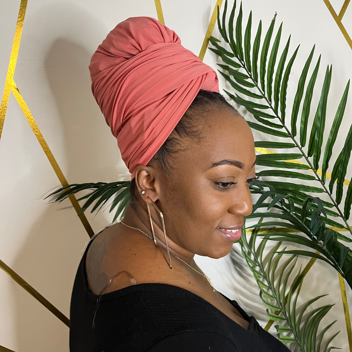 Coral Stretch Headwrap – Style 4 Ways