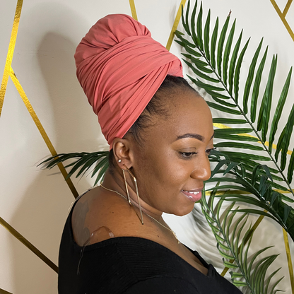 Coral Stretch Headwrap – Style 4 Ways