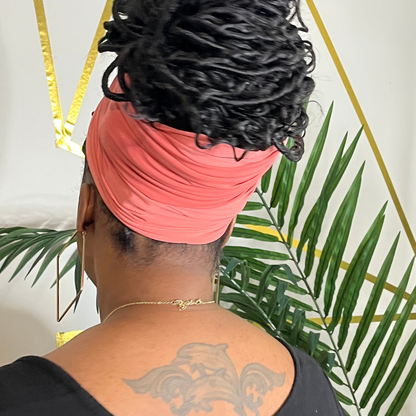 Coral Stretch Headwrap – Style 4 Ways