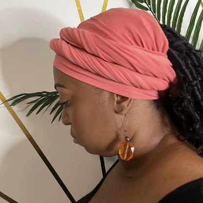 Coral Stretch Headwrap – Style 4 Ways