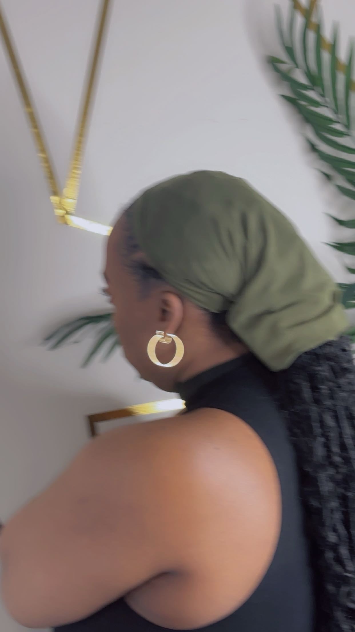 Olive Loc Sleeve- Lightweight-Fashionable Design