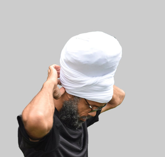 Volume Loc Wrap (Tubular Headwrap) - White