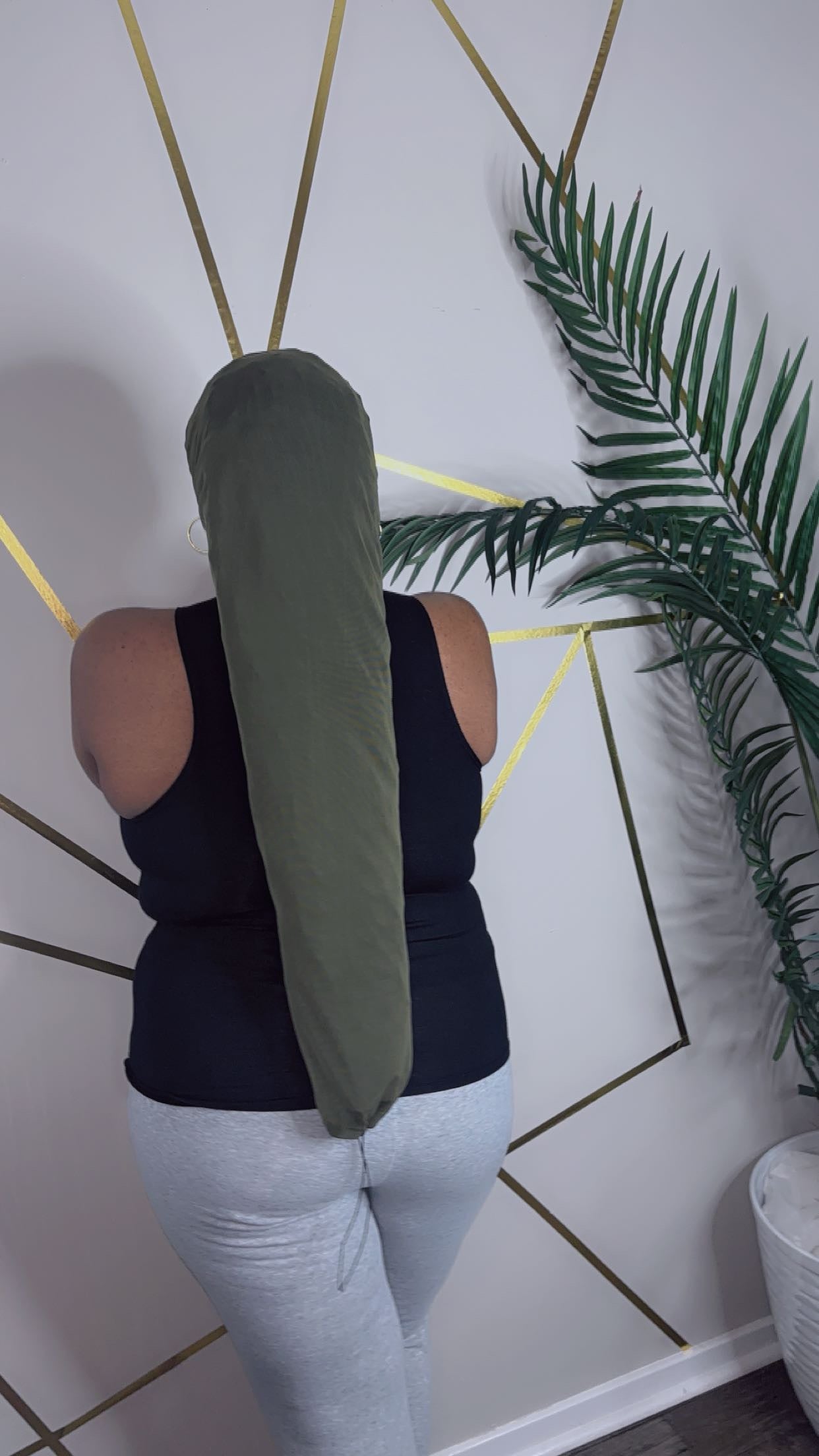 Olive Loc Sleeve- Lightweight-Fashionable Design