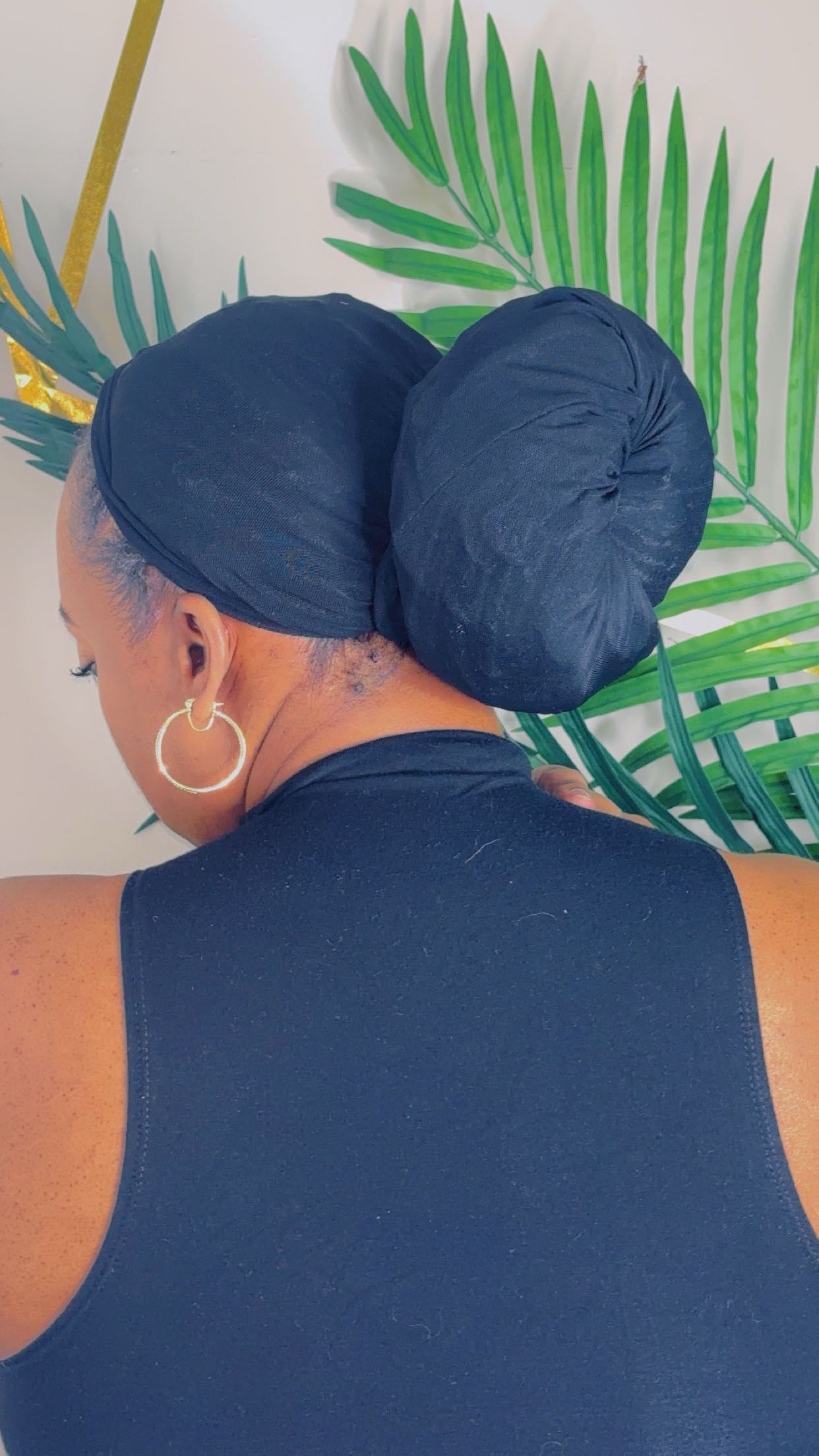 Black Loc Sleeve- Lightweight-Fashionable Design