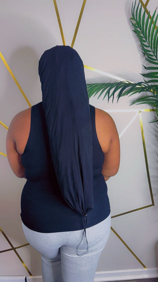 Navy Loc Sleeve- Lightweight-Fashionable Design