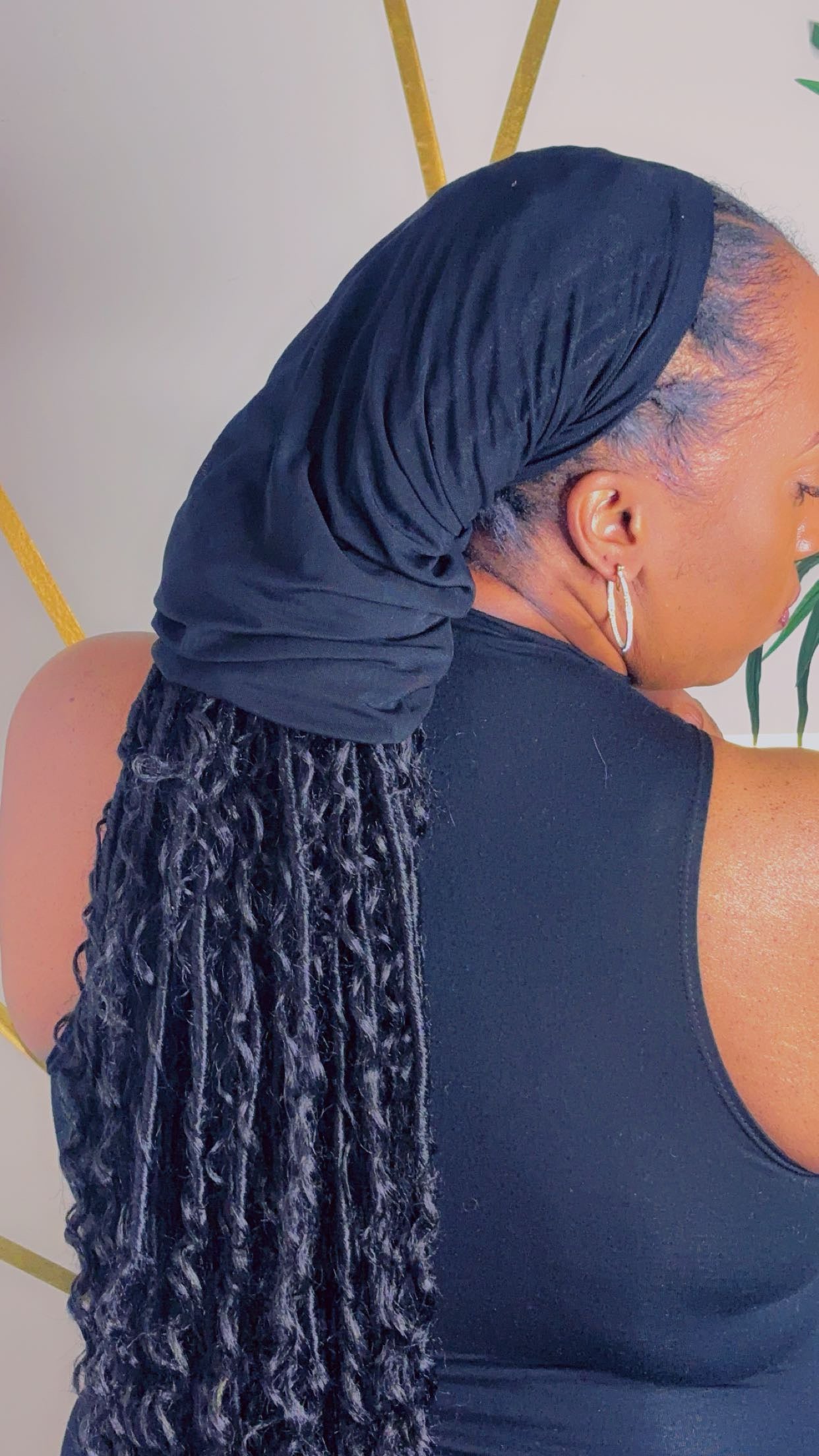 Navy Loc Sleeve- Lightweight-Fashionable Design