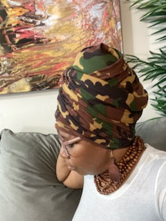 King n Queen Dark Tubular Head-Wrap