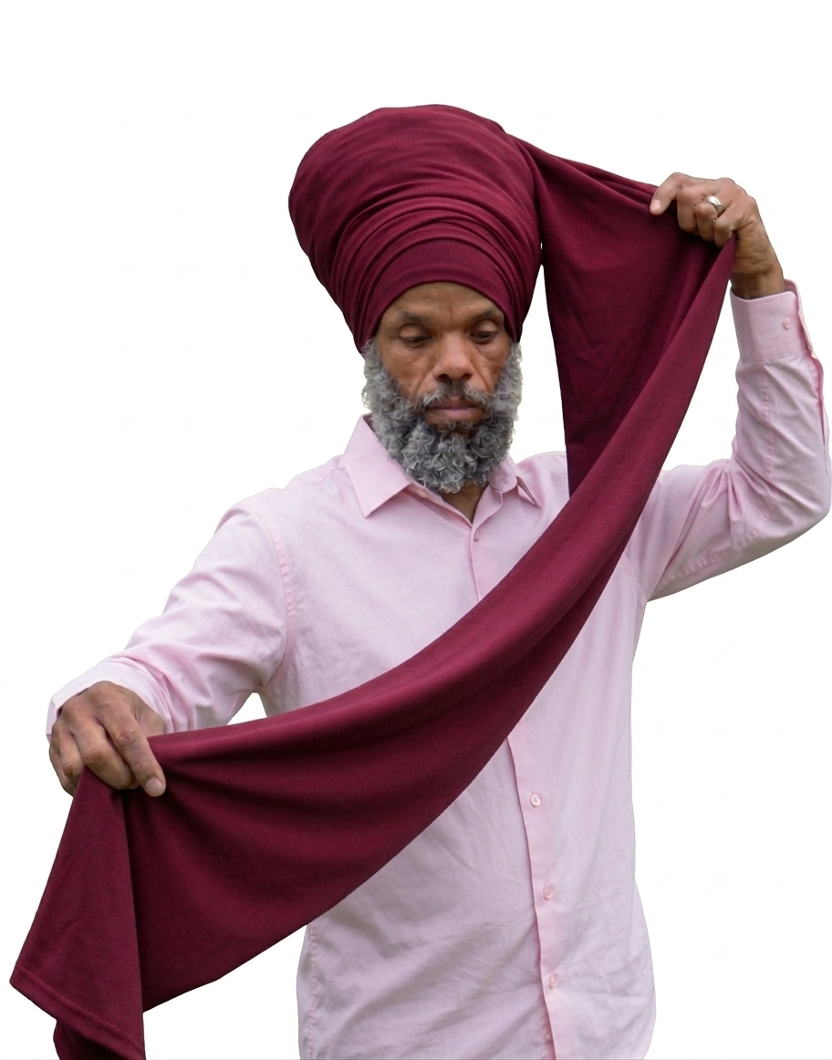 Volume Loc Wrap (Tubular Headwrap) - Cranberry