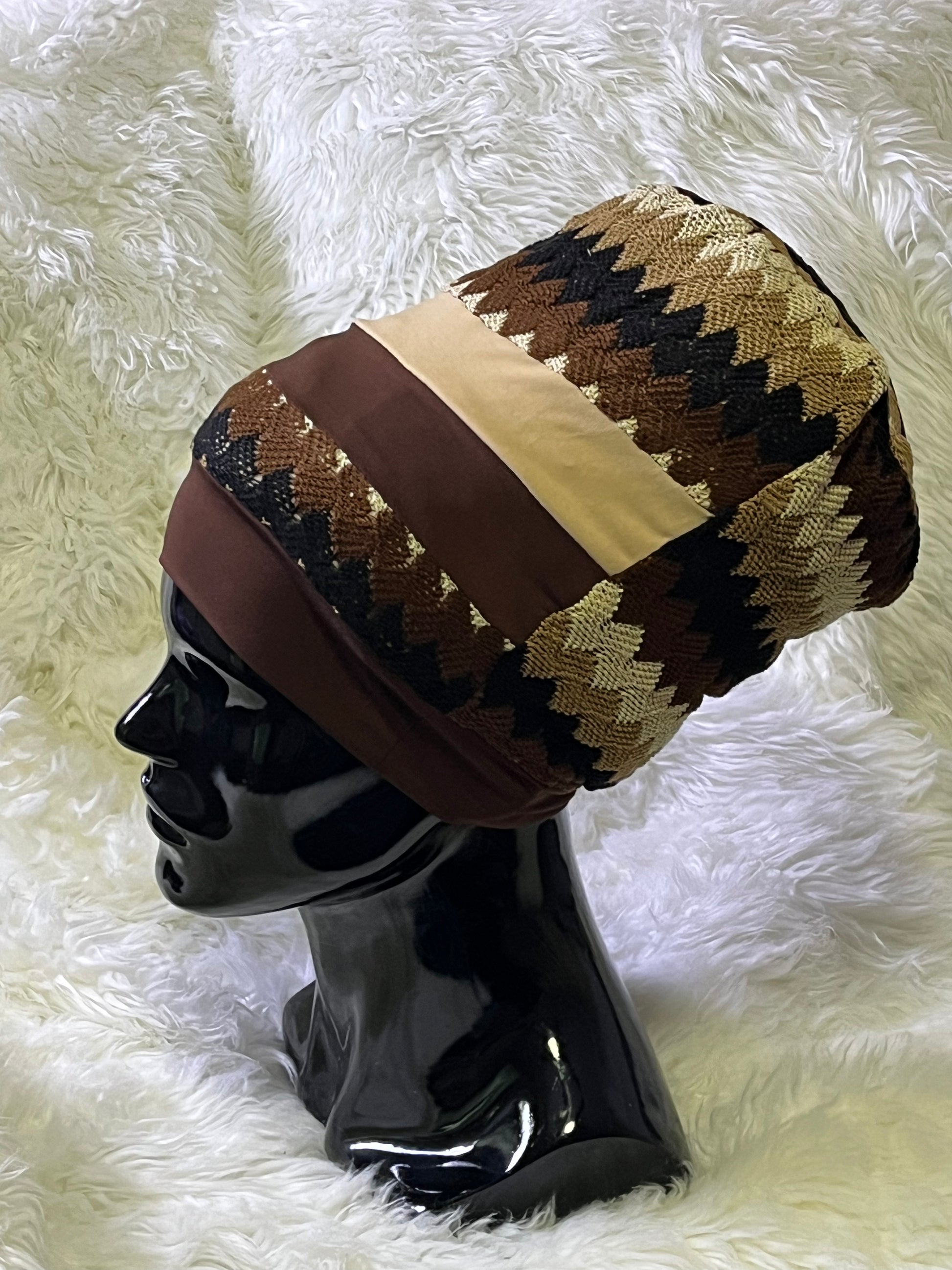 Stretch Hat -Pull On Hair Covering - Unisex