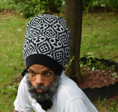 Black & White Stretch Hat