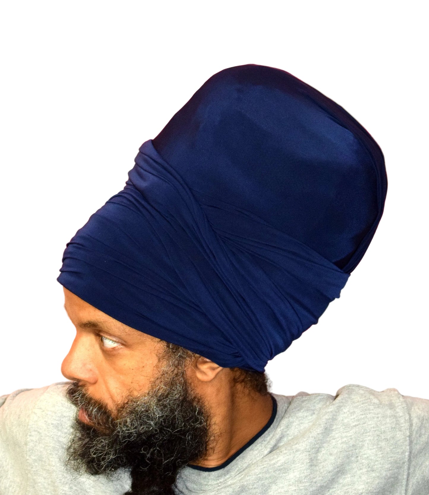 Volume Loc Wrap (Tubular Headwrap)-Navy