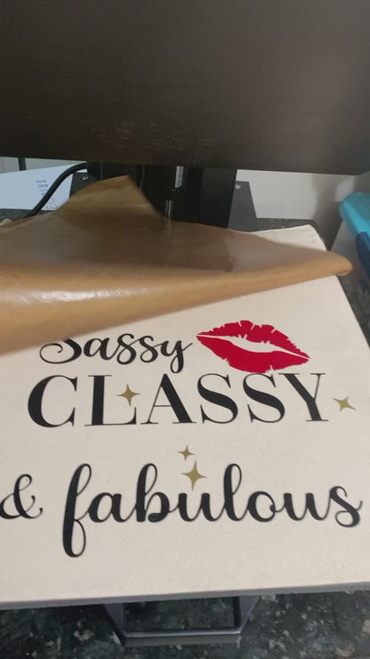 Sassy Canvas Tote Bag