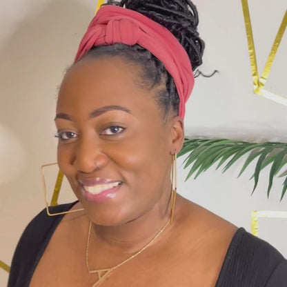 Coral Stretch Headwrap – Style 4 Ways