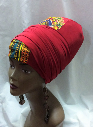 Red Dashiki EZ Wrap