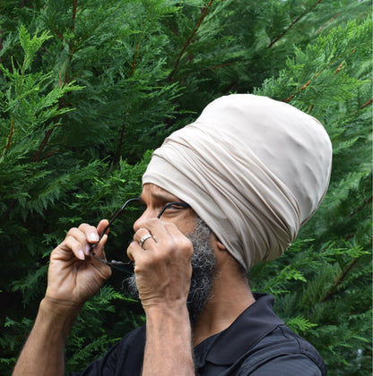 Volume Loc Wrap (Tubular Headwrap) -Tan