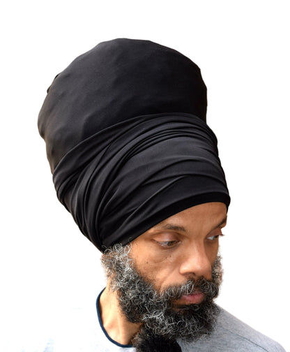 Volume Loc Wrap (Tubular Headwrap) - Black