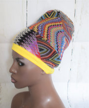 Load image into Gallery viewer, Yellow Band Multicolor Hair Net

