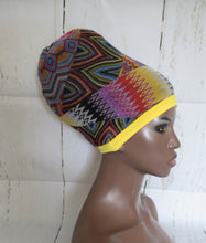 Load image into Gallery viewer, Yellow Band Multicolor Hair Net
