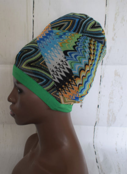 Green Band  Multicolor Hair Net