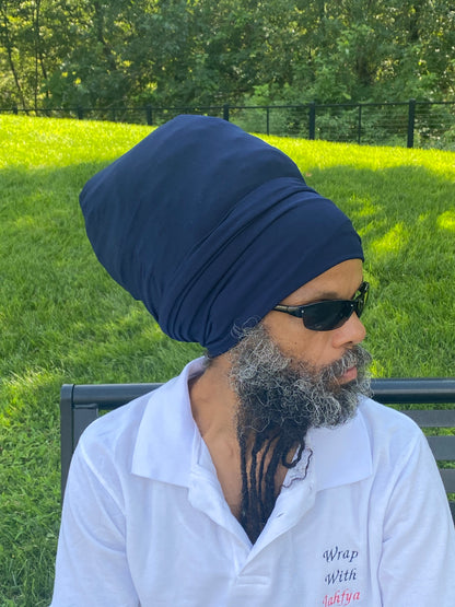 Easy Loc Wrap (EZ Wrap) Uncle Lion - Navy