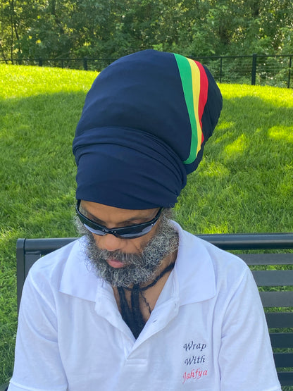 Easy Loc Wrap (EZ Wrap) Uncle Lion - Navy