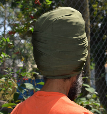 Volume Loc Wrap (Tubular Headwrap)-Olive