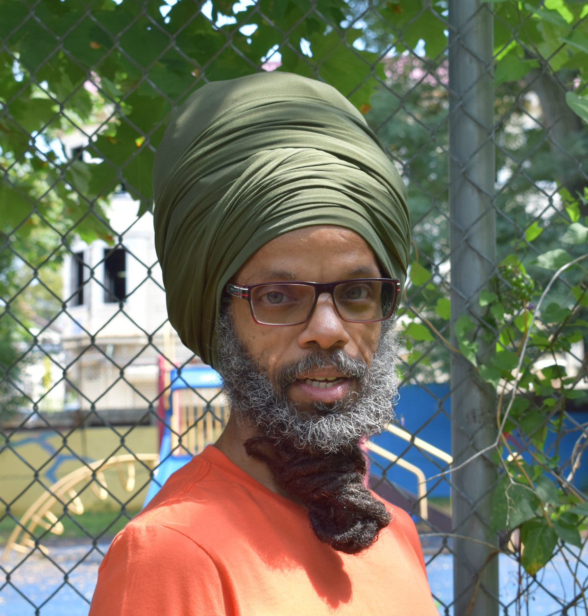 Volume Loc Wrap (Tubular Headwrap)-Olive