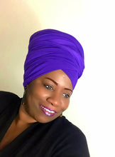 Load image into Gallery viewer, Purple Head-Wrap
