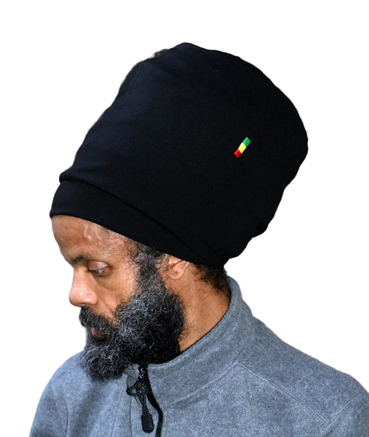 Black stretch hat pull on style