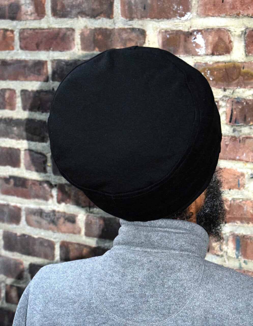 Black Turbo Stretch Hat