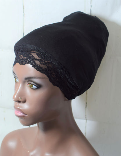 Black Lace Trim Under Wrap