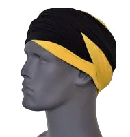 EZ PZ Turban™-Black & Yellow