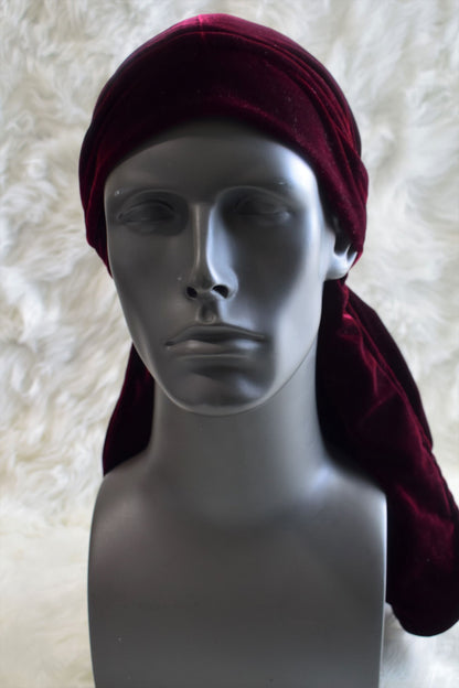 Cranberry Velvet Durag