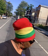 Volume Loc Wrap (Tubular Headwrap)-Dread Locs