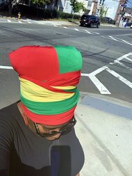 Volume Loc Wrap (Tubular Headwrap)-Dread Locs
