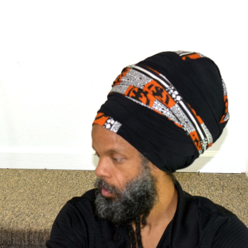 Black Gyname Tubular Wrap Wrap With Jahfya