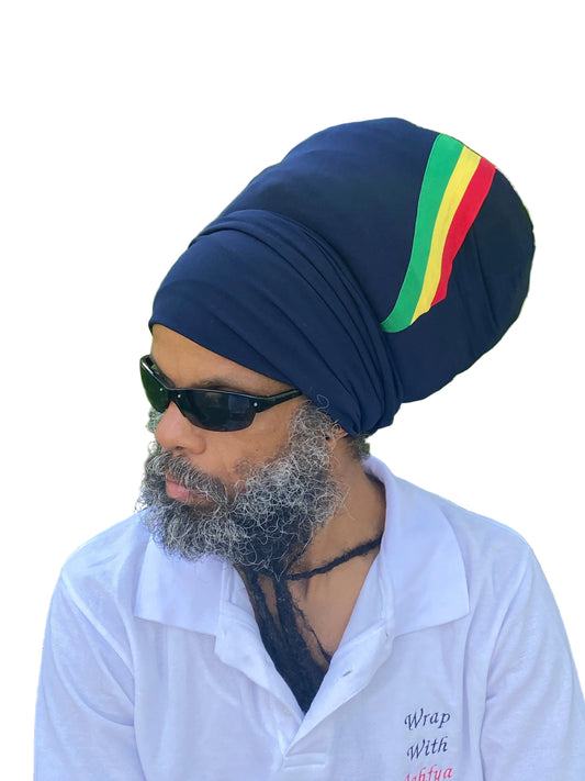 Easy Loc Wrap (EZ Wrap) Uncle Lion - Navy
