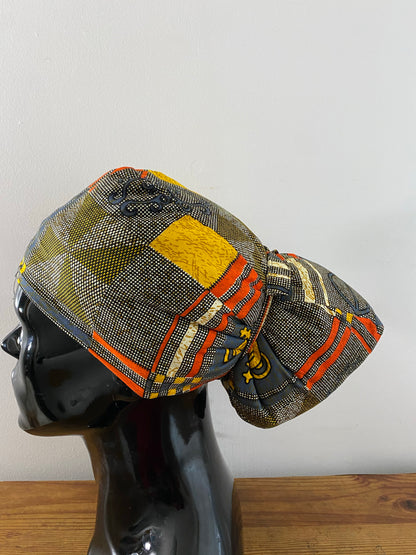 Sunrise Satin Lined Ponytail Scrub Hat