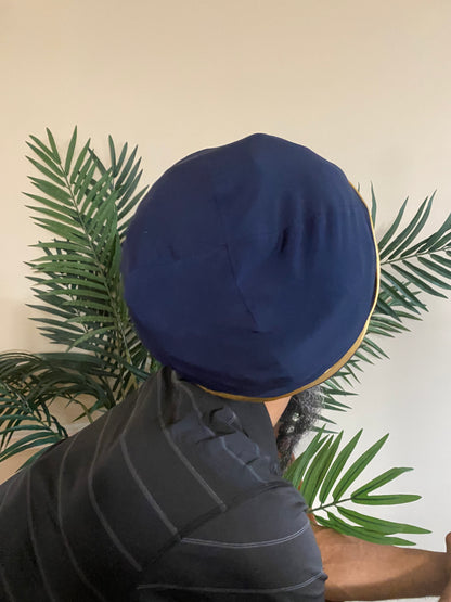 Navy & Gold Hero  Stretch Hat