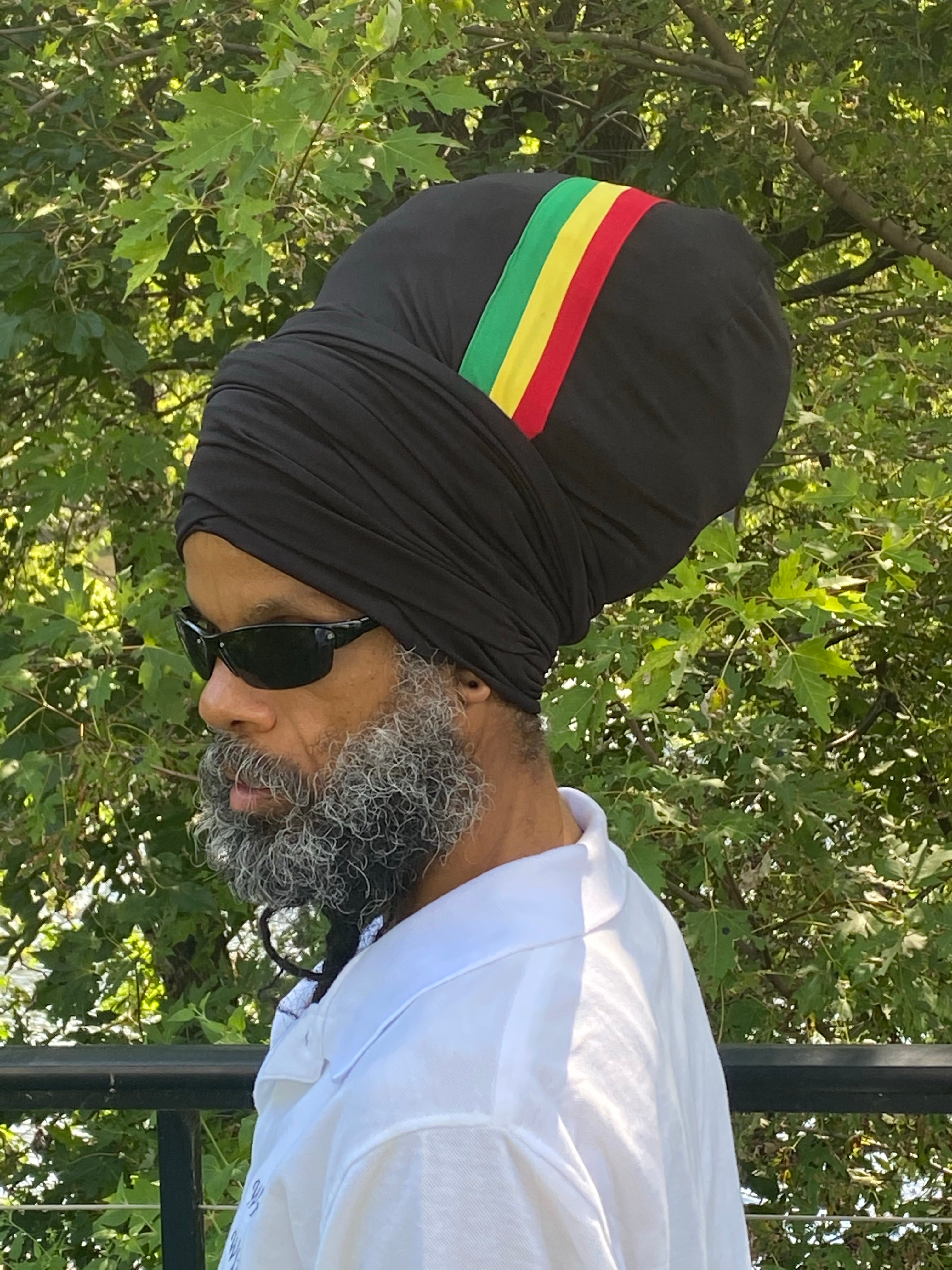 Rasta scarf head store wrap