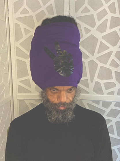 Purple Peace n Love Loc Socks - Kings