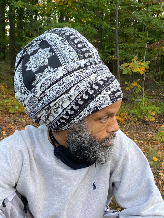 Black n White Tubular Wrap