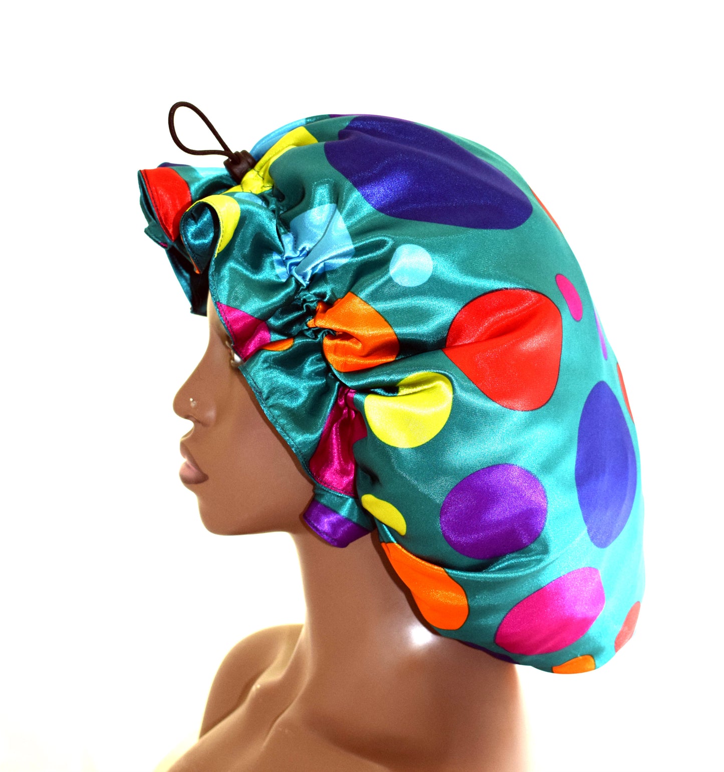 Multi Dots Adjustable Bonnet