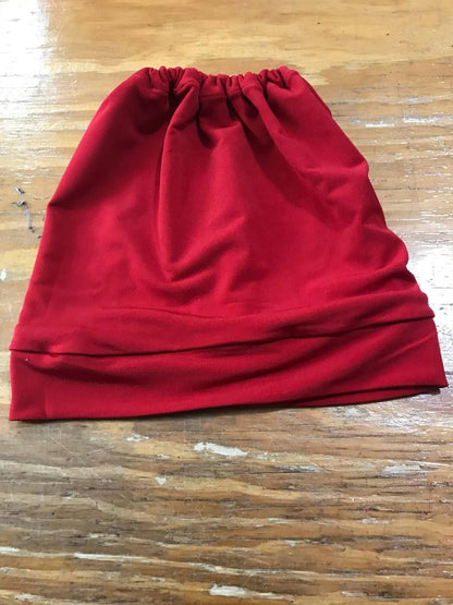 Red Ponytail Loc Socks