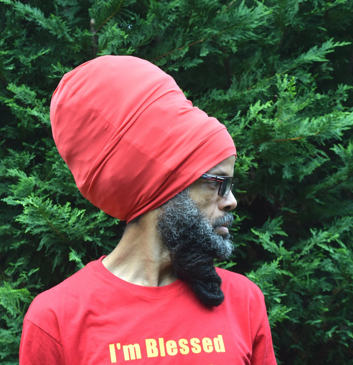 Red Bandanna Stretch Hat