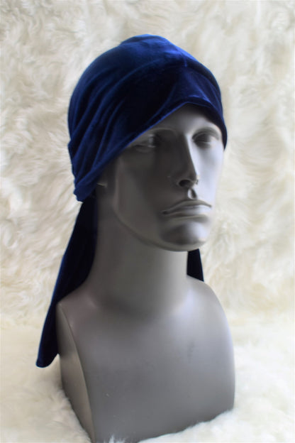 Royal Blue Velvet Durag