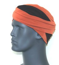 EZ PZ Turban™-Rust & Brown
