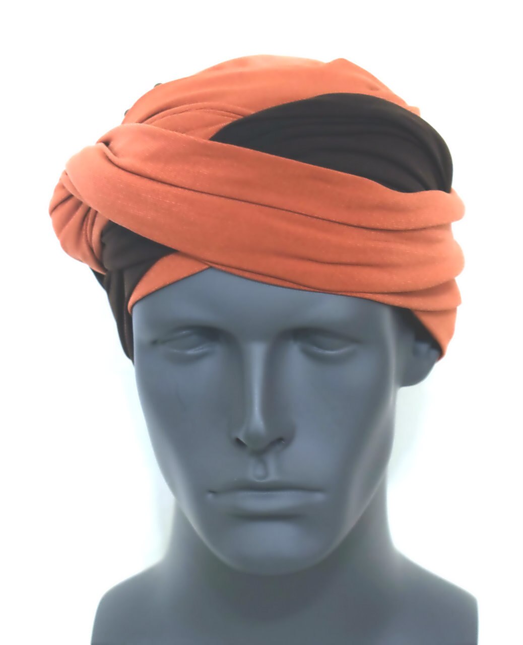 Rust and Brown EZ Turban for Men
